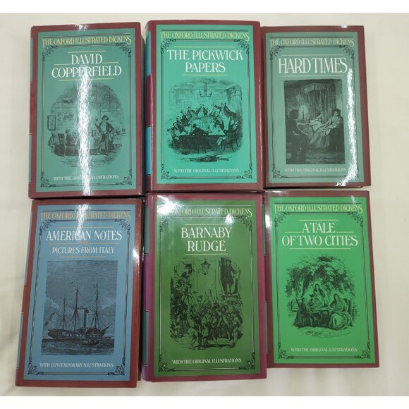 Oxford Illustrated Dickens 20 Vol Set 1987 OUP Missing Oliver Twist - Picture 1 of 10